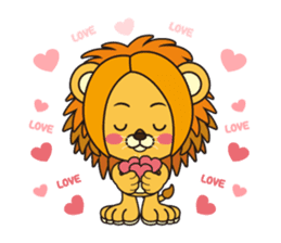 C.H.Lion Rag baby sticker #3167302