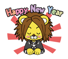 C.H.Lion Rag baby sticker #3167303