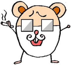 Mischievous hamster(global) sticker #3167948