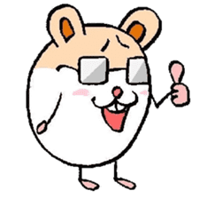 Mischievous hamster(global) sticker #3167975