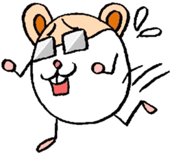 Mischievous hamster(global) sticker #3167984