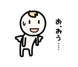 Sketchy angel. sticker #3168005