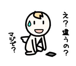 Sketchy angel. sticker #3168012