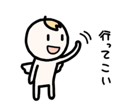 Sketchy angel. sticker #3168017