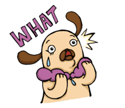 Lady Pug sticker #3168521