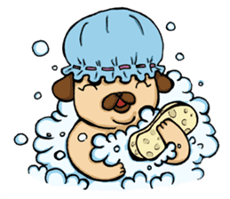 Lady Pug sticker #3168526