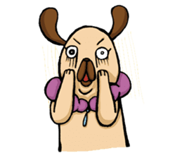 Lady Pug sticker #3168532