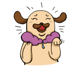 Lady Pug sticker #3168534