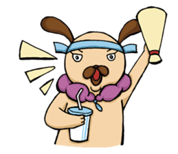 Lady Pug sticker #3168544