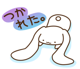 Healthy rabbit & Lonely cat sticker #3168648