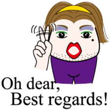 Drag Queen's HARAGEI English ver. sticker #3169351