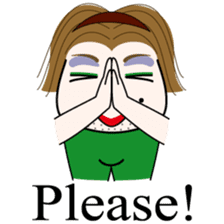 Drag Queen's HARAGEI English ver. sticker #3169354