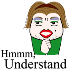 Drag Queen's HARAGEI English ver. sticker #3169357