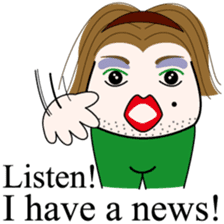 Drag Queen's HARAGEI English ver. sticker #3169360