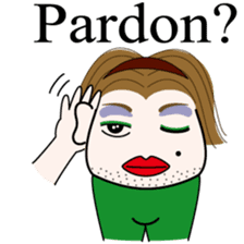 Drag Queen's HARAGEI English ver. sticker #3169363