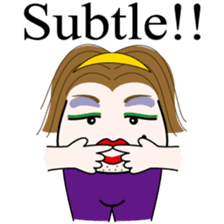 Drag Queen's HARAGEI English ver. sticker #3169370