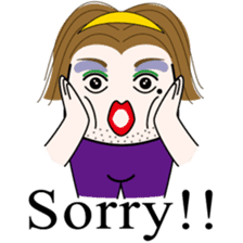 Drag Queen's HARAGEI English ver. sticker #3169377