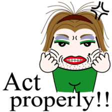 Drag Queen's HARAGEI English ver. sticker #3169380