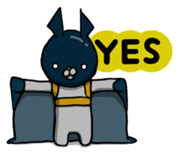 rabbit of night sticker #3169755