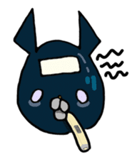 rabbit of night sticker #3169774