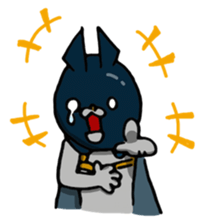 rabbit of night sticker #3169777