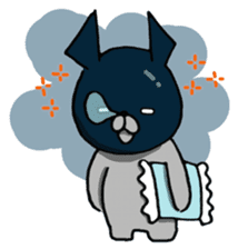 rabbit of night sticker #3169779