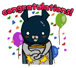 rabbit of night sticker #3169785