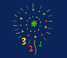 Juicy's Christmas New Year Ver sticker #3169920