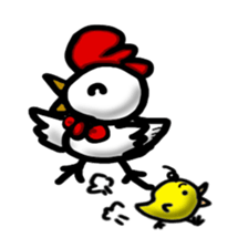Time of chicken sticker #3170329