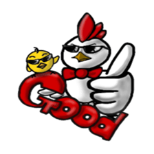 Time of chicken sticker #3170345