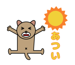 The animal sticker which conveys thought sticker #3170356