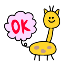 giraffe! sticker #3171139