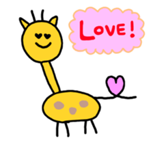 giraffe! sticker #3171148