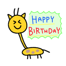 giraffe! sticker #3171167