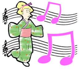 Ukiyo-e a character does not contain sticker #3171172