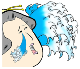 Ukiyo-e a character does not contain sticker #3171175