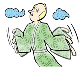 Ukiyo-e a character does not contain sticker #3171198