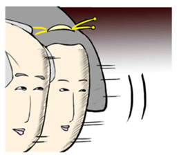 Ukiyo-e a character does not contain sticker #3171201