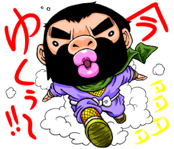 Bristle ninja sticker #3171217