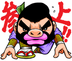 Bristle ninja sticker #3171220