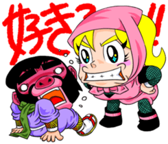 Bristle ninja sticker #3171226