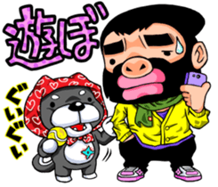 Bristle ninja sticker #3171237