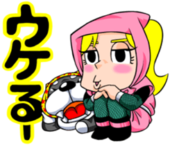 Bristle ninja sticker #3171239