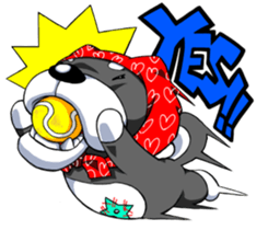 Bristle ninja sticker #3171241