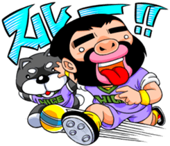 Bristle ninja sticker #3171247