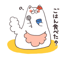 cats and meal stickers sticker #3171582