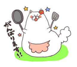 cats and meal stickers sticker #3171585