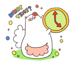 cats and meal stickers sticker #3171587