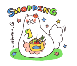 cats and meal stickers sticker #3171599