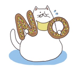 cats and meal stickers sticker #3171602